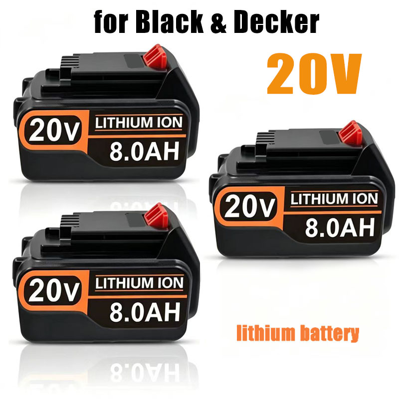 Black+Decker Tool Cordless - 블랙앤데커 20V 배터리용 20V 3.0Ah, 4.0Ah,