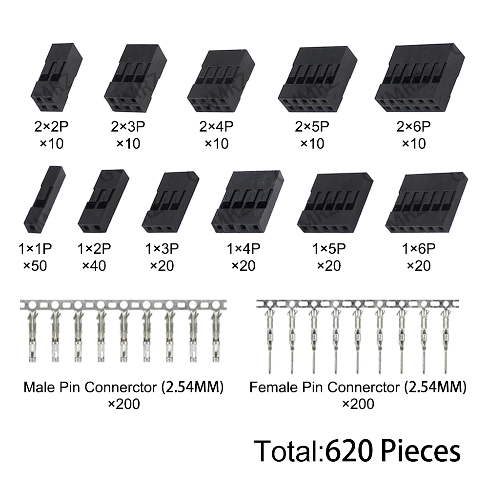 620개입 듀폰 헤더 커넥터 키트, 2.54mm, 전자 - Diy Electronics Project Kit 리뷰 및 가격