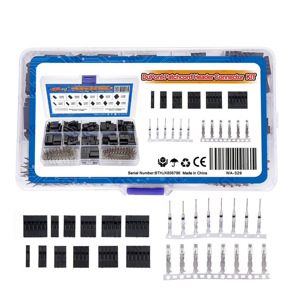 620개입 듀폰 헤더 커넥터 키트, 2.54mm, 전자 - Diy Electronics Project Kit 리뷰 및 가격