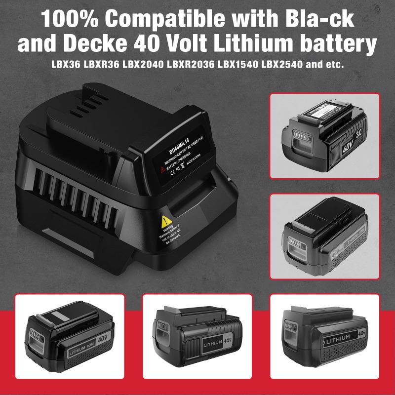 Black&Decker 40V 배터리용 BD40MIL1 - Black+Decker Tool Cordless 리뷰 및 가격