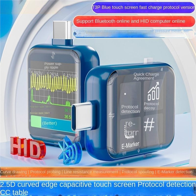 AFOURT-T3P 터치 컨트롤 USB 전원 테스터,  - Logic Analyzer Usb 리뷰 및 가격