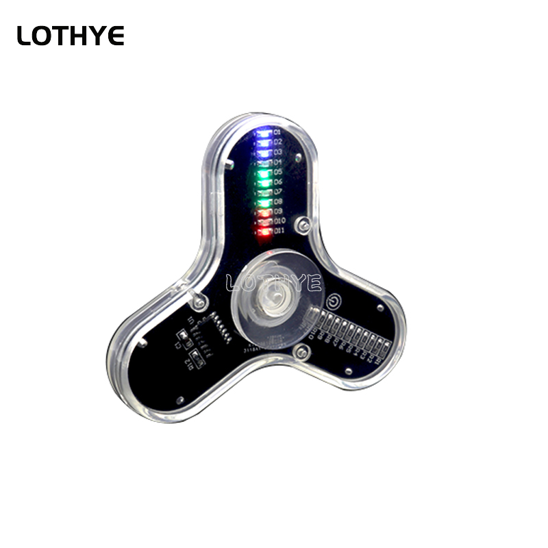LED Fidget Spinner 제조 스피커 분위기  - Diy Electronics Project Kit 리뷰 및 가격