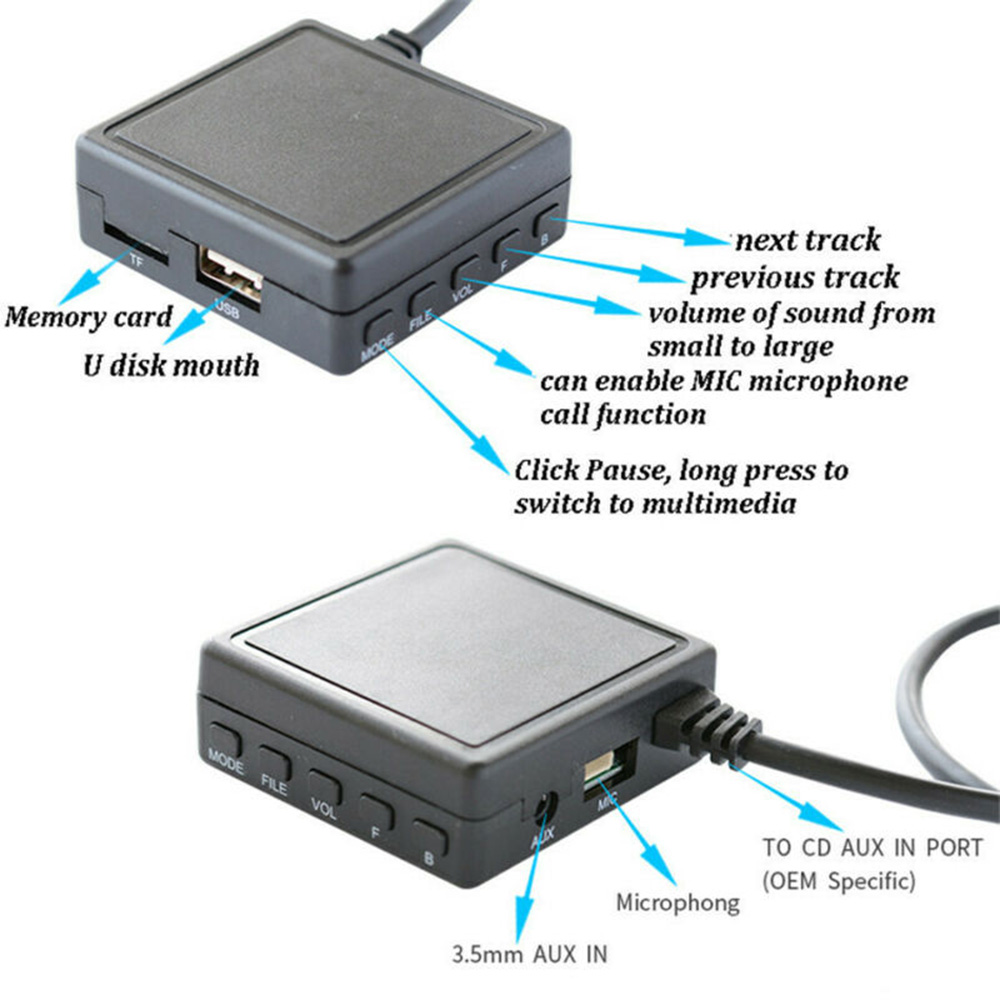 자동차 BT 5.0 AUX USB 음악 어댑터 파이오니 - Diy Audio Electronics Kit 리뷰 및 가격
