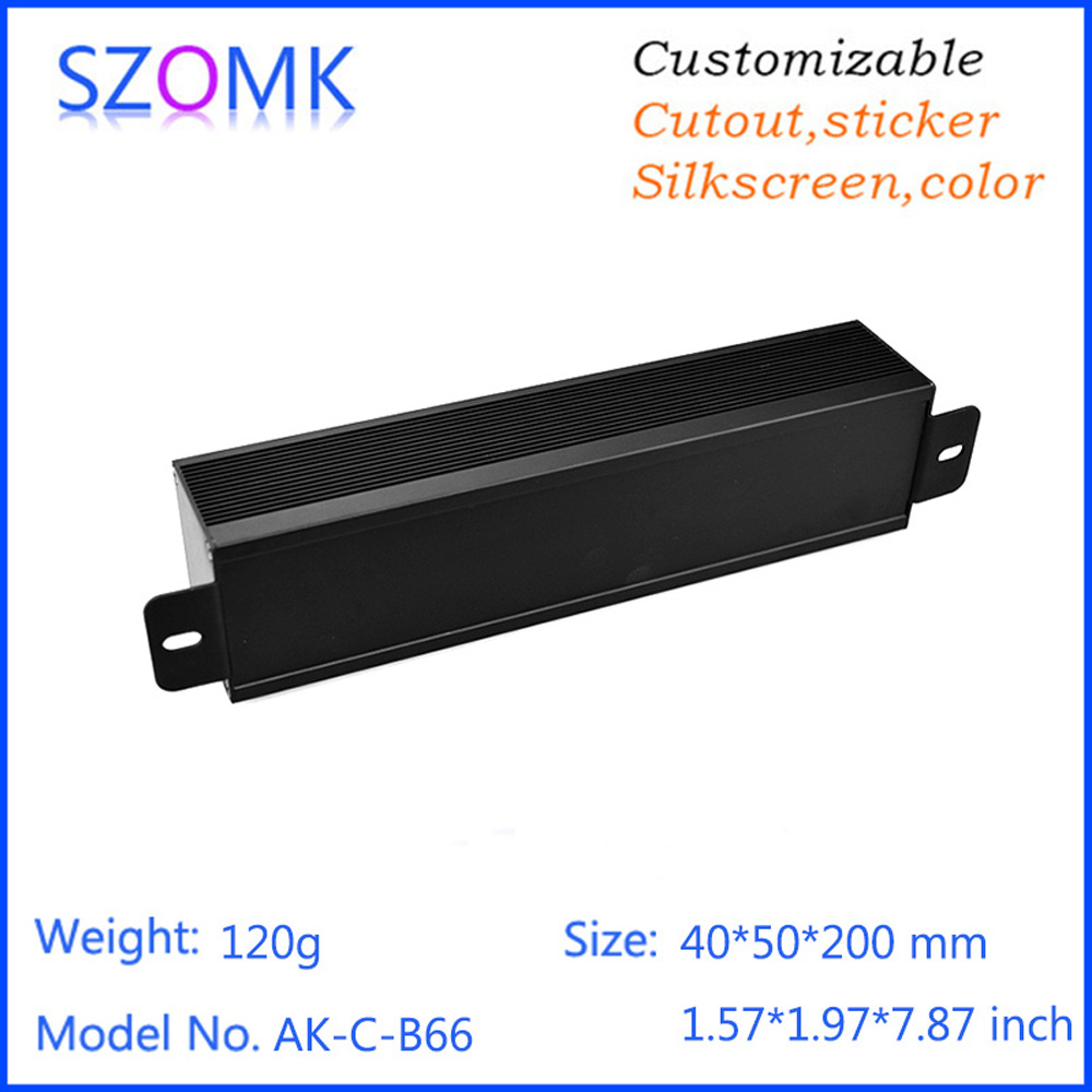 1 조각 40*50*200mm 알루미늄 상자 인클로저  - Diy Electronics Box 리뷰 및 가격